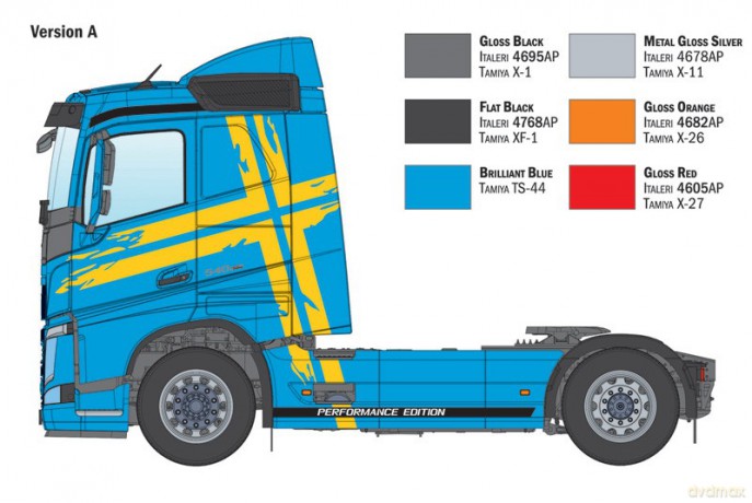 Model plastikowy Volvo FH Low Roof 1/24