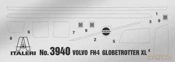 Model plastikowy Volvo FH Low Roof 1/24
