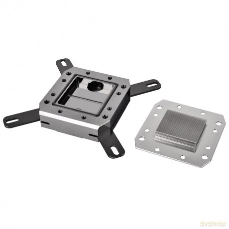 Pacific W1 (G 1/4", miedź) blok wodny CPU - Silver Black