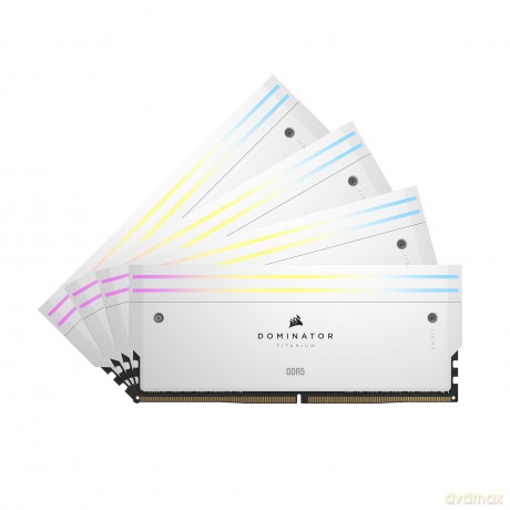 Pamięć DDR5 Dominator Titanium RGB 64GB/6000(4*16GB)C36 Intel XMP White