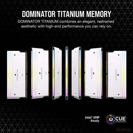 Pamięć DDR5 Dominator Titanium RGB 64GB/6000(4*16GB)C36 Intel XMP White