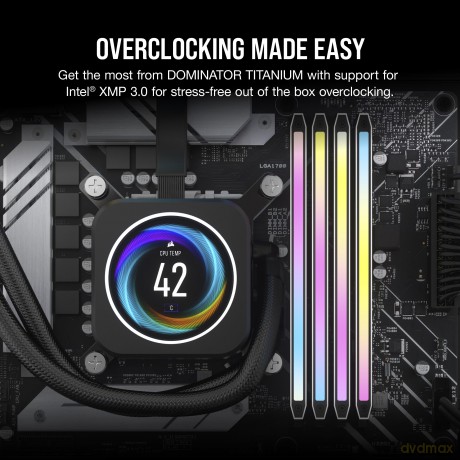 Pamięć DDR5 Dominator Titanium RGB 64GB/6000(4*16GB)C36 Intel XMP White