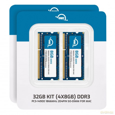 Pamięć notebookowa SO-DIMM DDR3 32GB (4x8GB) 1867MHz CL11 (iMac 27 5K Late 2015 Apple Qualified)