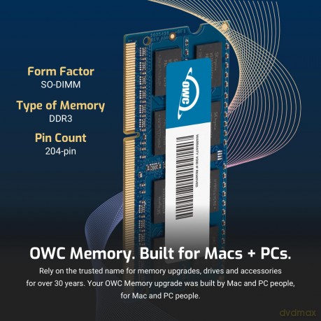Pamięć notebookowa SO-DIMM DDR3 4GB 1600MHz CL11 Apple Qualified