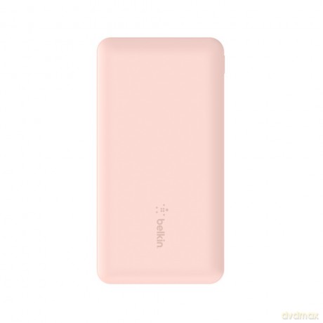 PowerBank 10 000mAh USB A i C 15W różowe złoto