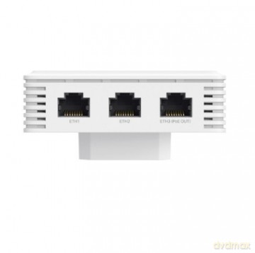 Punkt dostępowy naścienny Omada BE3600 Dual-Band Wi-Fi7 Access Point PORT: Uplink: 1× 2.5G RJ45 Port; Downlink: 1× 2.5G RJ45 Port +2× 1G RJ45 Port