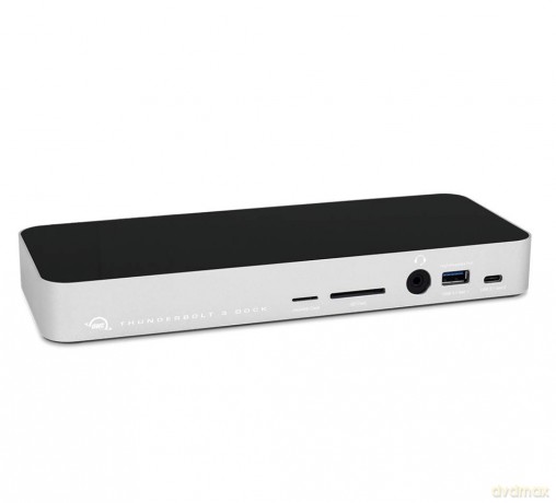 Stacja dokująca Thunderbolt 3 Dock (14 portów, kabel, Mac+Windows) Srebrna