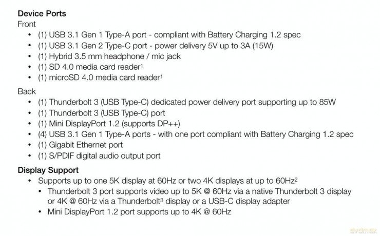 Stacja dokująca Thunderbolt 3 Dock (14 portów, kabel, Mac+Windows) Srebrna