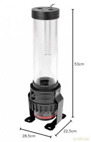 Zestaw chłodzący Pacific M360 Plus D5 (360mm, miedź, Hard Tube)