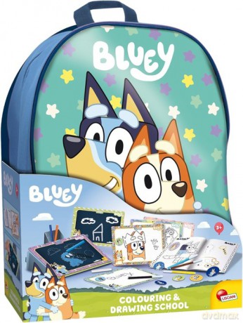 Bluey Szkoła rysowania z plecakiem