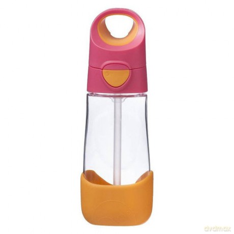 Butelka tritanowa ze słomką 450 ml Strawberry Shake