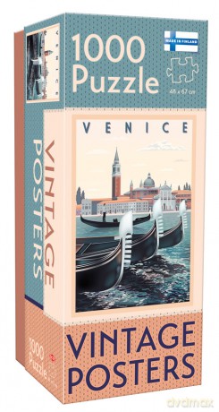 Puzzle Vintage: Wenecja 1000 el.
