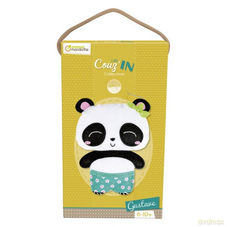 Zestaw Maskotka do szycia Panda Gustave Clairefontaine