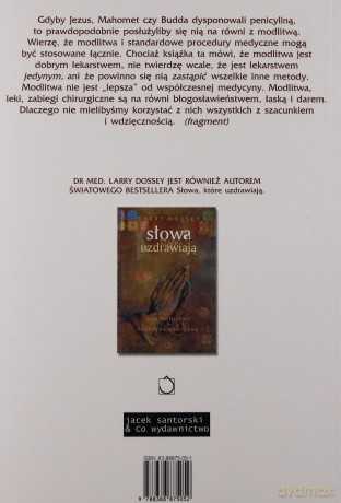 Modlitwa to dobre lekarstwo - Larry Dossey [KSIĄŻKA]