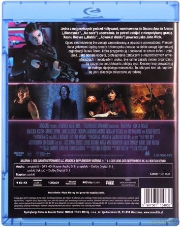 Ballerina. Z uniwersum Johna Wicka [Blu-Ray]