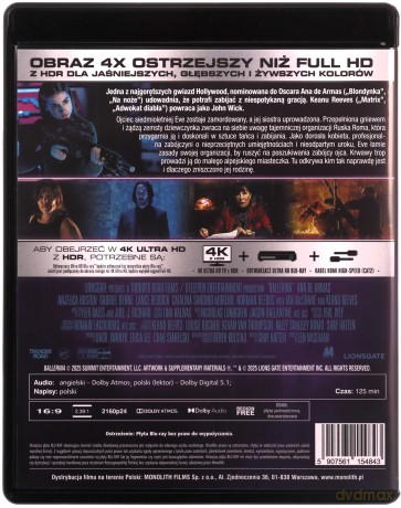 Ballerina. Z uniwersum Johna Wicka [Blu-Ray 4K]