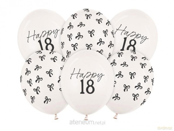 Balony 18 Pastel Off-white 30cm 50szt