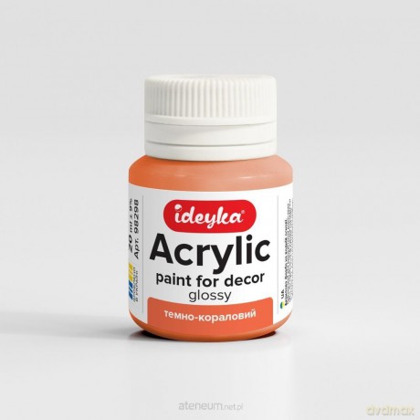 Farba akrylowa Ciemny koral 20ml