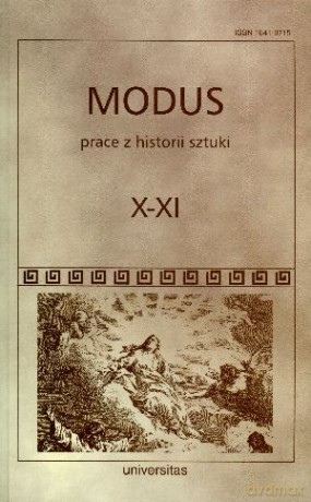 Modus. Prace z historii sztuki. Tom X-XI [KSIĄŻKA]