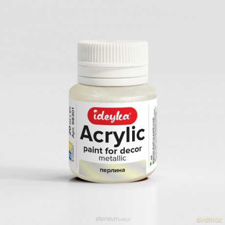 Farba akrylowa metaliczna Perła 20ml