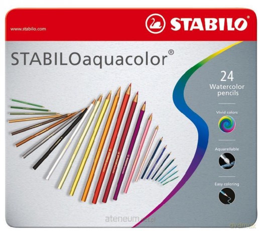 Kredki akwarelowe Aquacolor 24 kolory