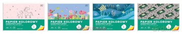 Papier kolorowy samoprzylepny A4/8K 80g (10szt)