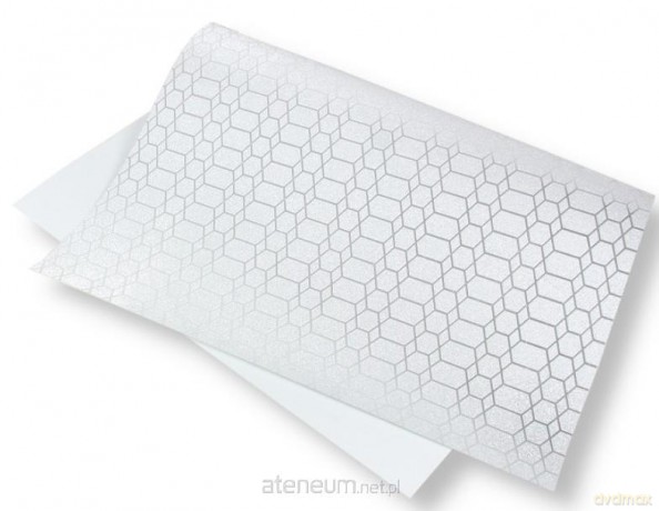 Papier ozdobny brokatowy 140g 40x60cm jasny żółty