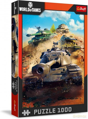 TREFL 1000 el. World of Tanks: Czołgi w boju [PUZZLE]