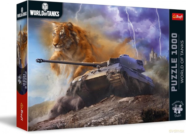 TREFL 1000 el. World of Tanks: Tygrys II [PUZZLE]