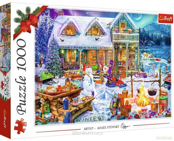 TREFL 1000 el. XMAS Zimowy czas [PUZZLE]