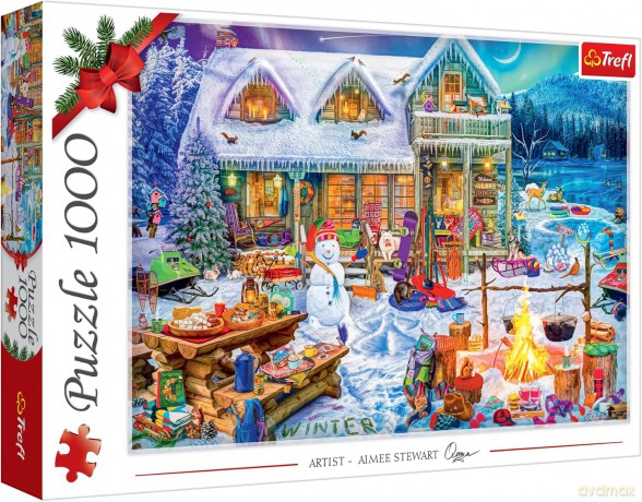 TREFL 1000 el. XMAS Zimowy czas [PUZZLE]