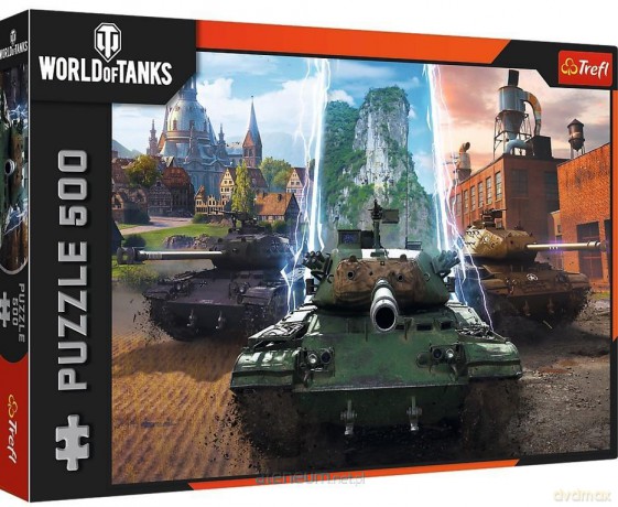 TREFL 500 el. World of Tanks: Czas na akcję! [PUZZLE]