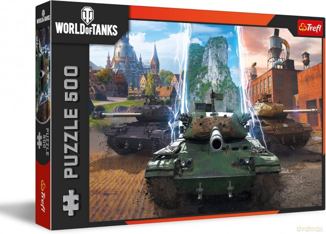 TREFL 500 el. World of Tanks: Czas na akcję! [PUZZLE]