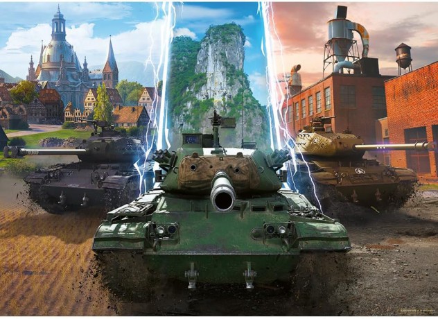 TREFL 500 el. World of Tanks: Czas na akcję! [PUZZLE]