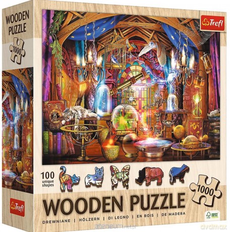 TREFL drewniane 1000 el. Czarodziejska komnata [PUZZLE]