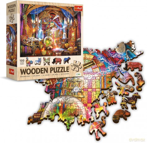 TREFL drewniane 1000 el. Czarodziejska komnata [PUZZLE]