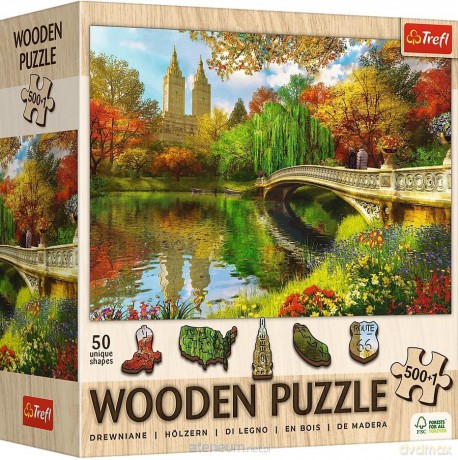 TREFL drewniane 500+1 el. Central Park Manhattan [PUZZLE]