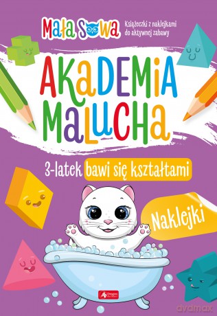 3 latek bawi się kształtami. Akademia malucha [KSIĄŻKA]