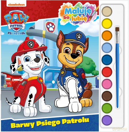 Barwy Psiego Patrolu. Psi Patrol. Maluję, bo lubię [KSIĄŻKA]