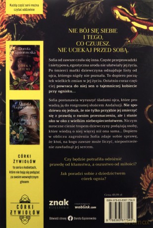 Córka ognia. Córki żywiołów (Tom 3) - Dorota Gąsiorowska [KSIĄŻKA]