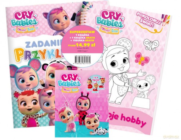 Cry Babies. Zestaw. Dwie książeczki oraz 1 z 3 figurek! [KSIĄŻKA]