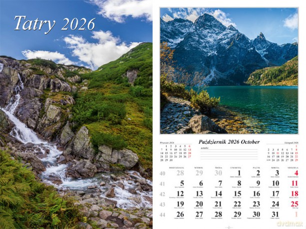 Kalendarz 2026 ścienny 7-k Tatry [KALENDARZ]