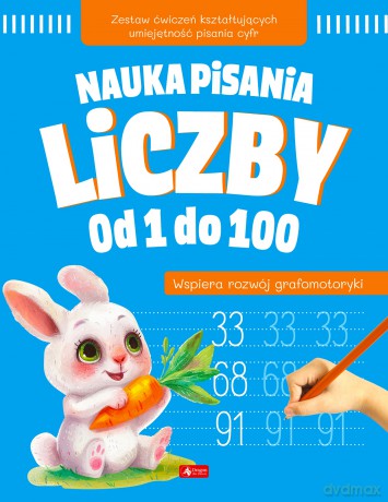 Liczby od 1 do 100. Nauka pisania [KSIĄŻKA]
