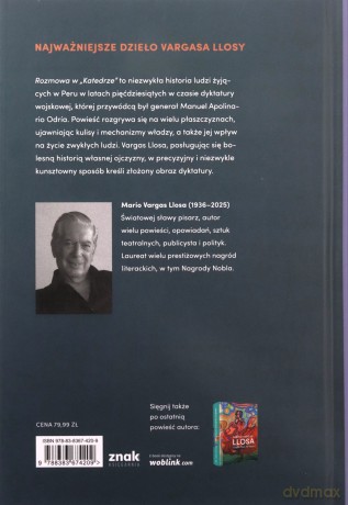 Rozmowa w "Katedrze" - Mario Vargas Llosa [KSIĄŻKA]