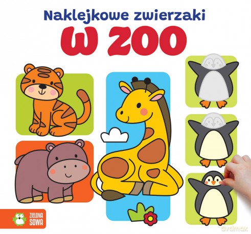 W zoo. Naklejkowe zwierzaki [KSIĄŻKA]