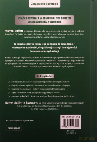 Warren Buffett o biznesie. Zwycięskie strategie zarządzania - Richard J. Connors [KSIĄŻKA]