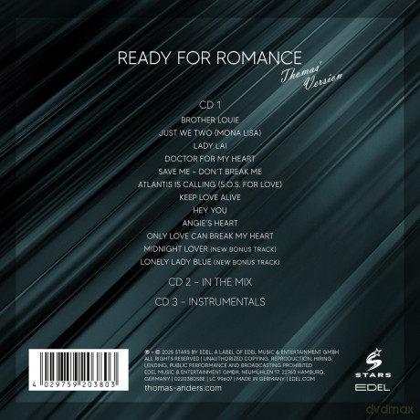 Thomas Anders: Ready For Romance [3CD]