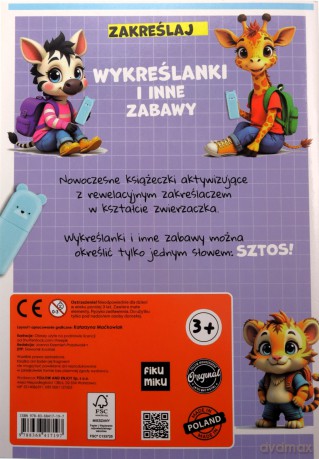 Wykreślanki i inne zabawy z zakreślaczem [KSIĄŻKA]