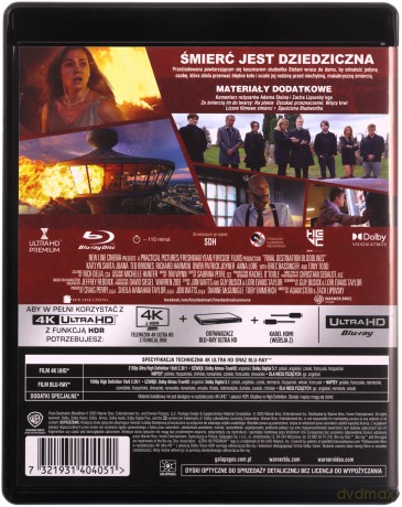 Oszukać przeznaczenie: Więzy krwi [Blu-Ray 4K]+[Blu-Ray]