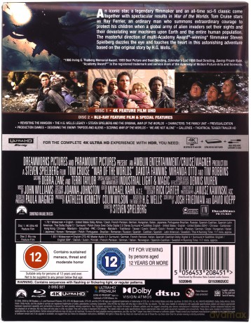 Wojna Światów edycja kolekcjonerska [Blu-Ray 4K]+[Blu-Ray]